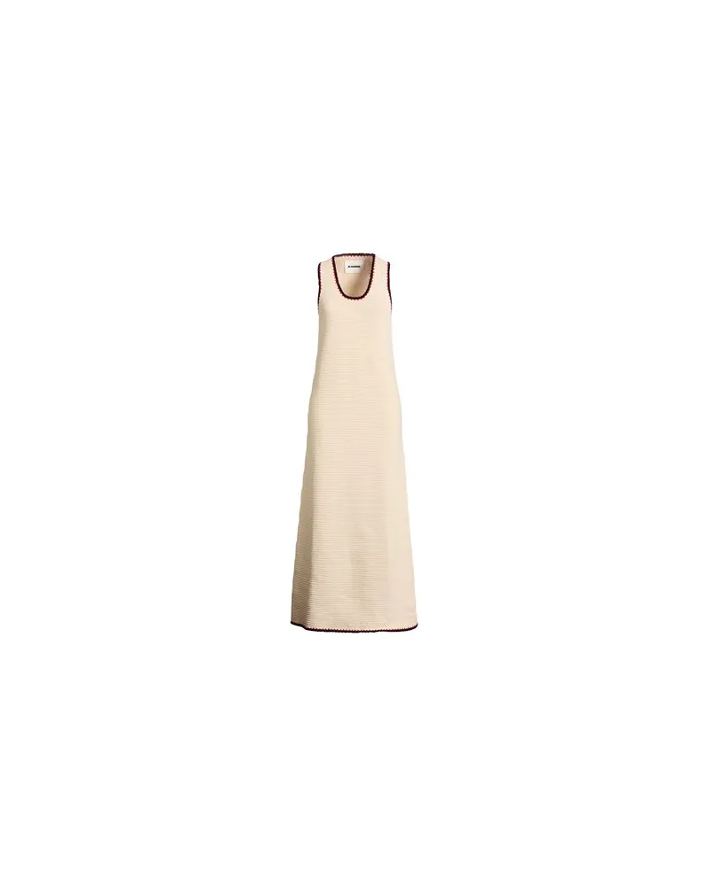 Jil Sander KLEIDER - Maxi-Kleiderauf YOOX.COM Cremeweiß