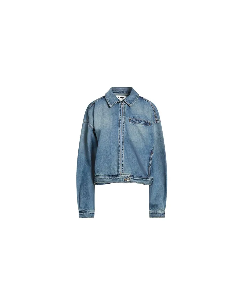 YMC JACKEN & MÄNTEL - Jeansjacken/Mäntelauf YOOX.COM Blau