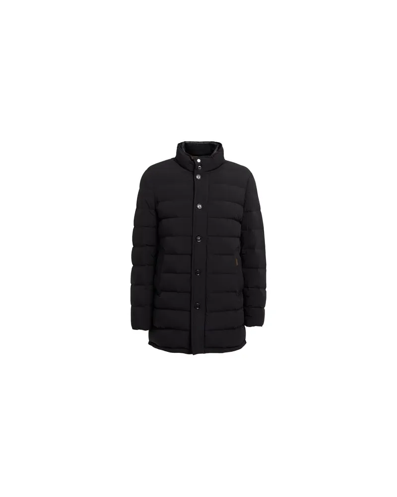 MOORER JACKEN & MÄNTEL - Pufferjacken & Daunenjackenauf YOOX.COM Schwarz