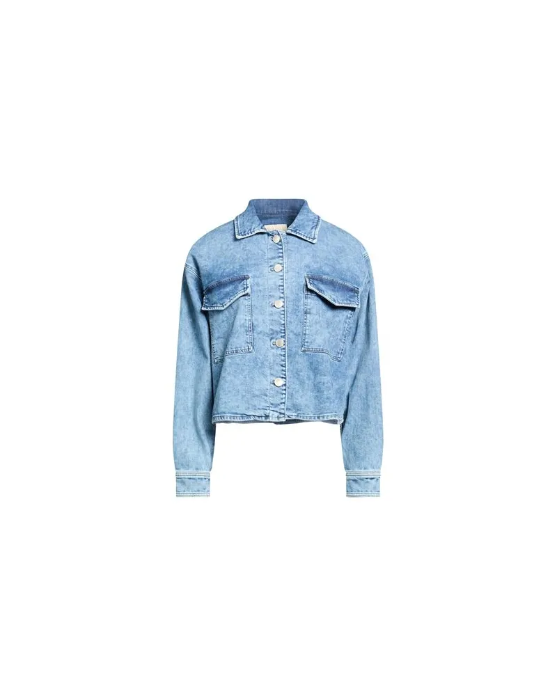 Seventy JACKEN & MÄNTEL - Jeansjacken/Mäntelauf YOOX.COM Blau