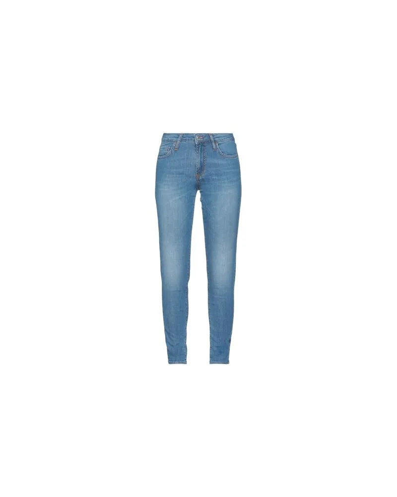 Roy Roger's HOSEN & RÖCKE - Jeanshosenauf YOOX.COM Blau