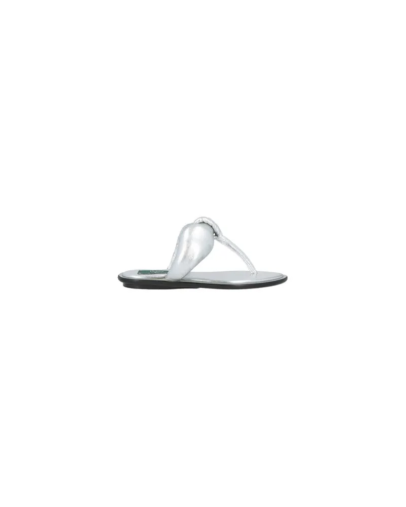 Emilio Pucci SCHUHE - Zehentrennerauf YOOX.COM Silber