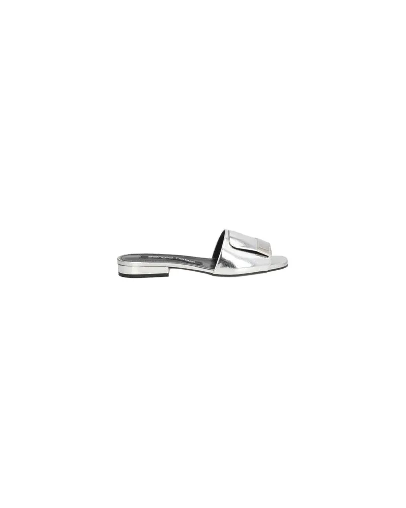 Sergio Rossi SCHUHE - Sandalenauf YOOX.COM Silber