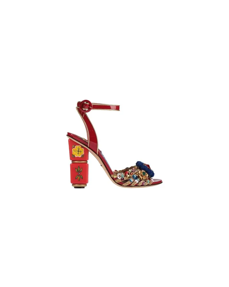 Dolce & Gabbana SCHUHE - Sandalenauf YOOX.COM Rot