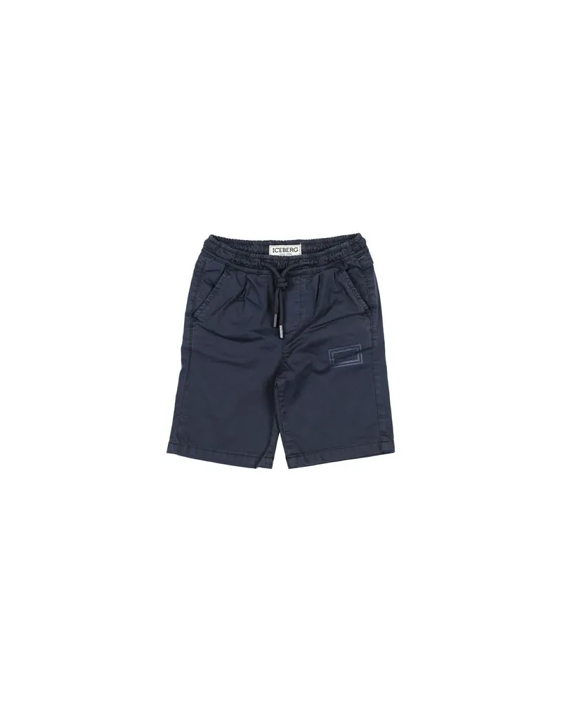 Iceberg HOSEN & RÖCKE - Shorts & Bermudashortsauf YOOX.COM Nachtblau