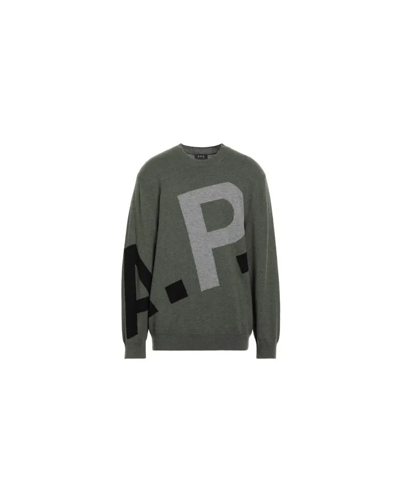 A.P.C. STRICKWAREN - Pulloverauf YOOX.COM Militärgrün