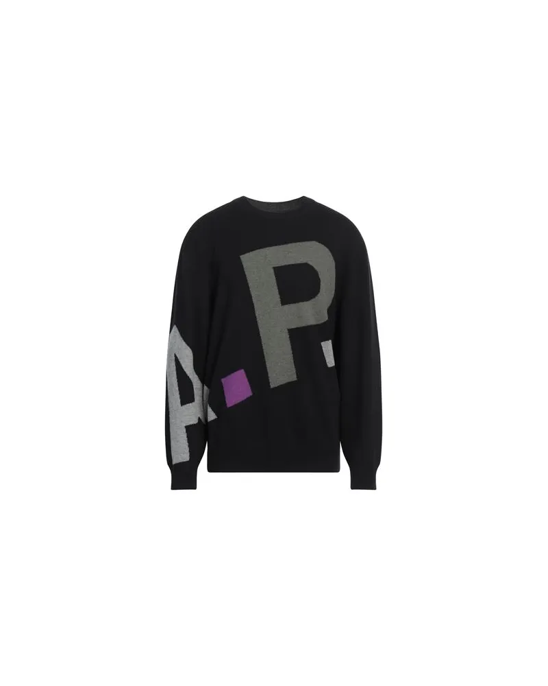 A.P.C. STRICKWAREN - Pulloverauf YOOX.COM Schwarz