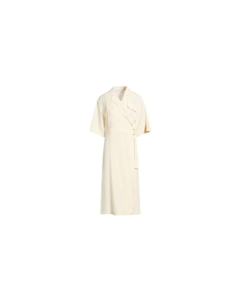 Kaos KLEIDER - Midi-Kleiderauf YOOX.COM Cremeweiß