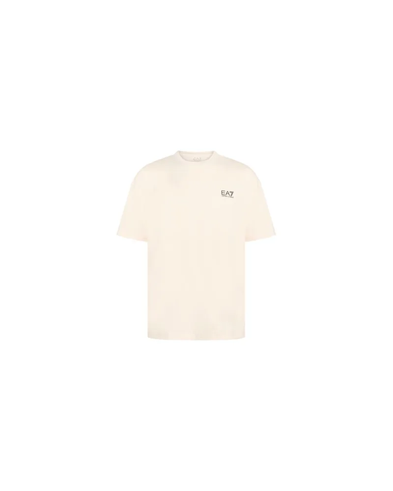 EA7 TOPS - T-shirtsauf YOOX.COM Cremeweiß
