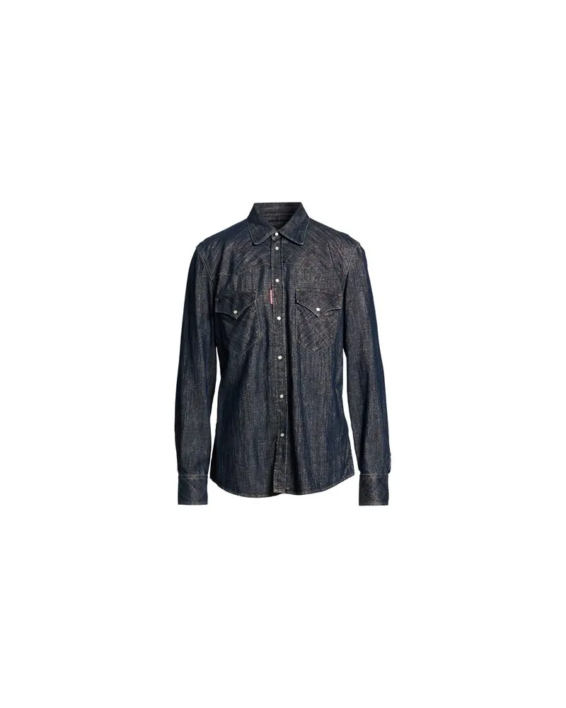 Dsquared2 TOPS - Jeanshemdenauf YOOX.COM Blau