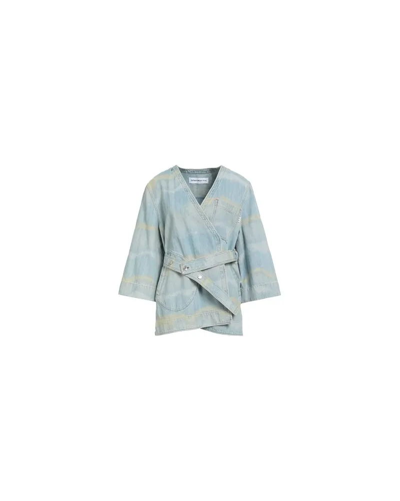 Department 5 JACKEN & MÄNTEL - Jeansjacken/Mäntelauf YOOX.COM Blau