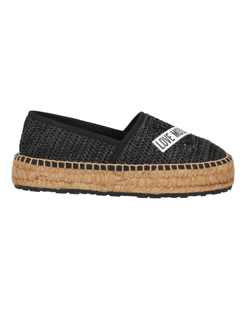 Moschino Espadrilles Schwarz