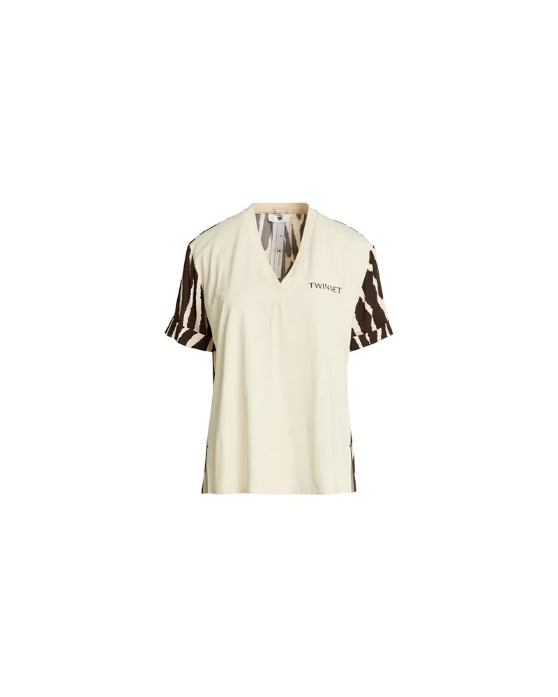 Twin-Set TOPS - T-shirtsauf YOOX.COM Beige
