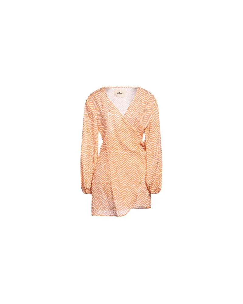 Manebí KLEIDER - Mini-Kleiderauf YOOX.COM Orange
