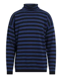 LARDINI Rollkragenpullover Blau