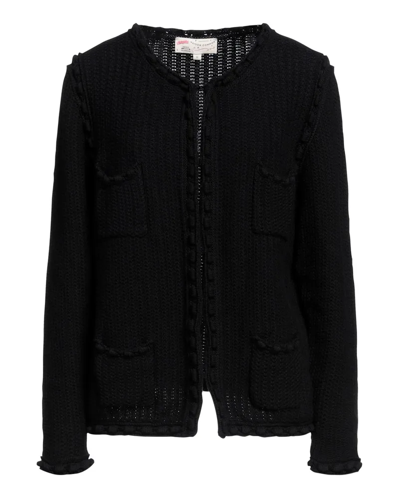 Maison Common Strickjacke Schwarz