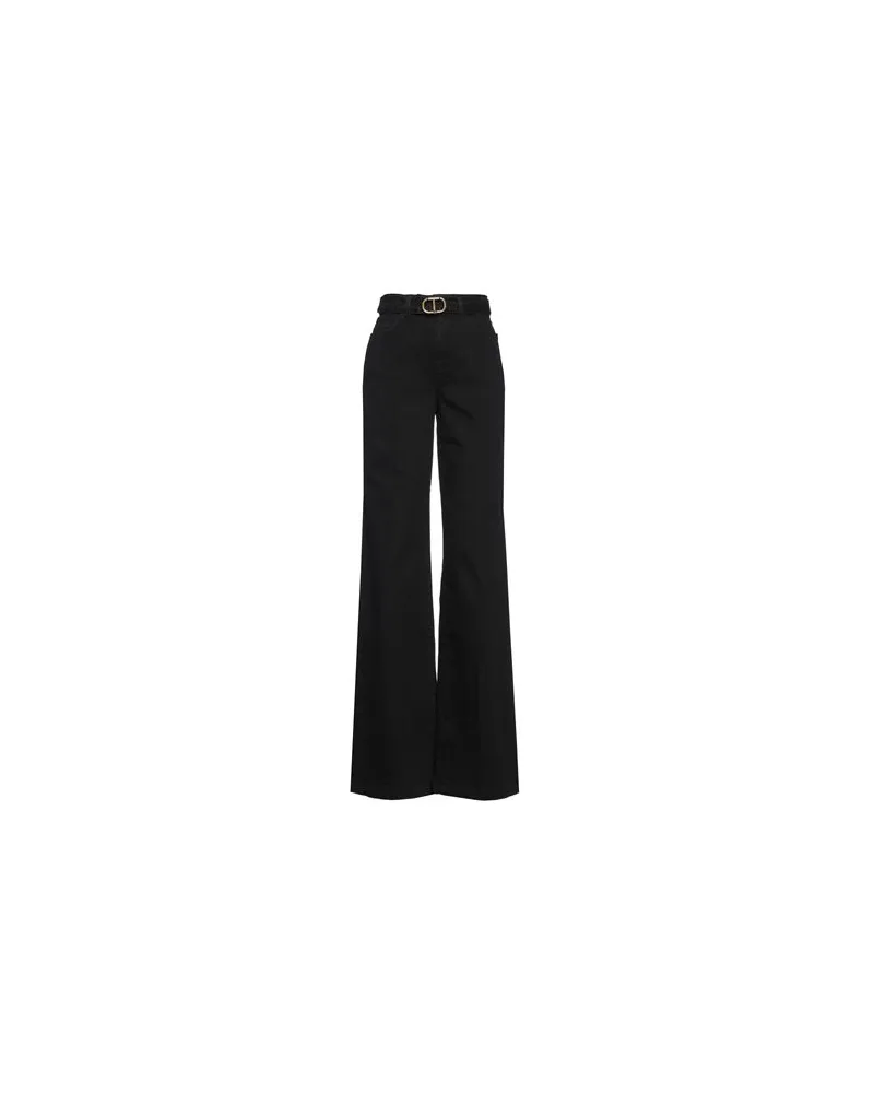 Twin-Set HOSEN & RÖCKE - Jeanshosenauf YOOX.COM Schwarz