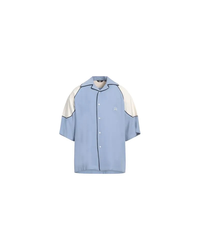 GCDS TOPS - Hemdenauf YOOX.COM Hellblau