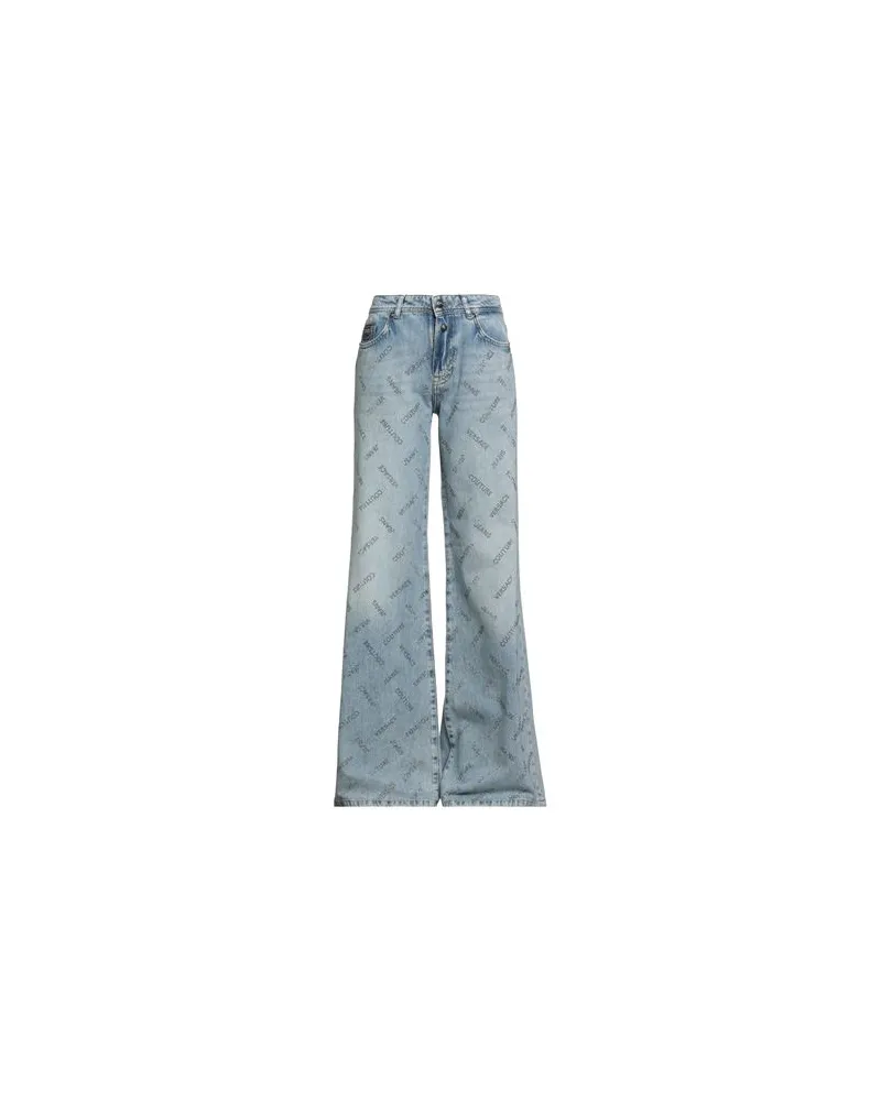 Versace Jeans HOSEN & RÖCKE - Jeanshosenauf YOOX.COM Blau