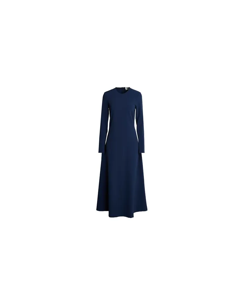 SOLOTRE KLEIDER - Maxi-Kleiderauf YOOX.COM Marineblau