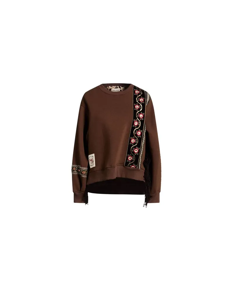 Front Street 8 TOPS - Sweatshirtsauf YOOX.COM Kamel