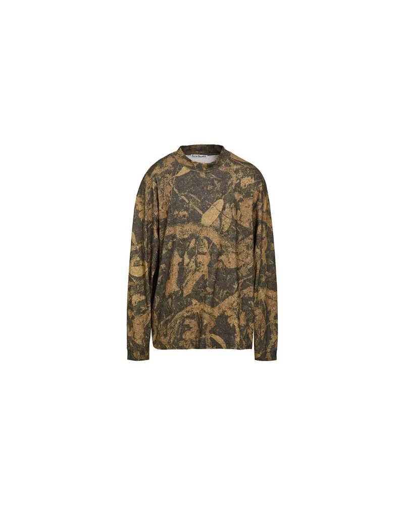 Acne Studios TOPS - T-shirtsauf YOOX.COM Militärgrün