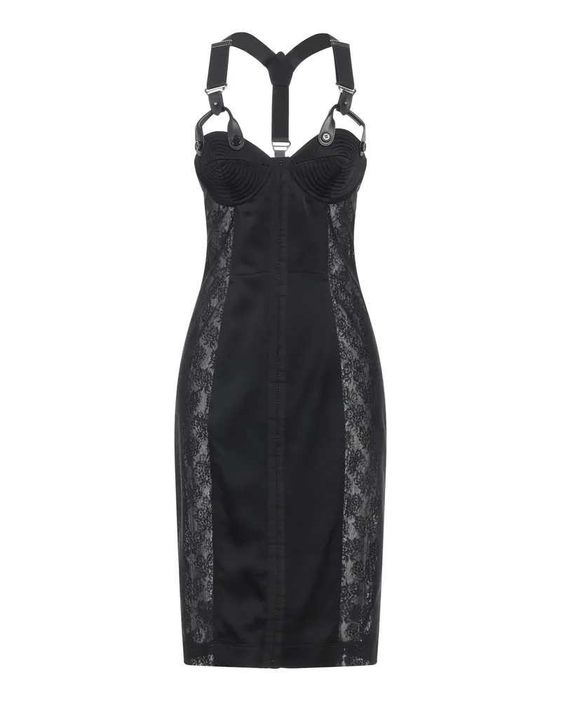 Moschino Midi-Kleid Schwarz