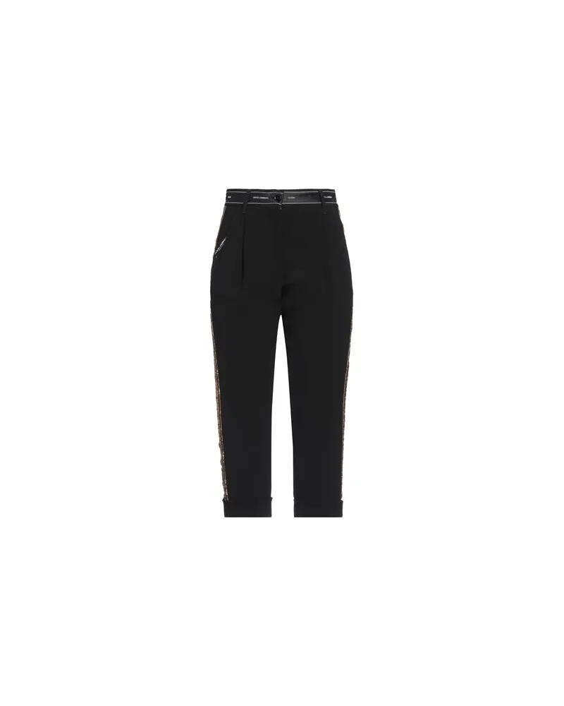 Dolce & Gabbana HOSEN & RÖCKE - Hosenauf YOOX.COM Schwarz