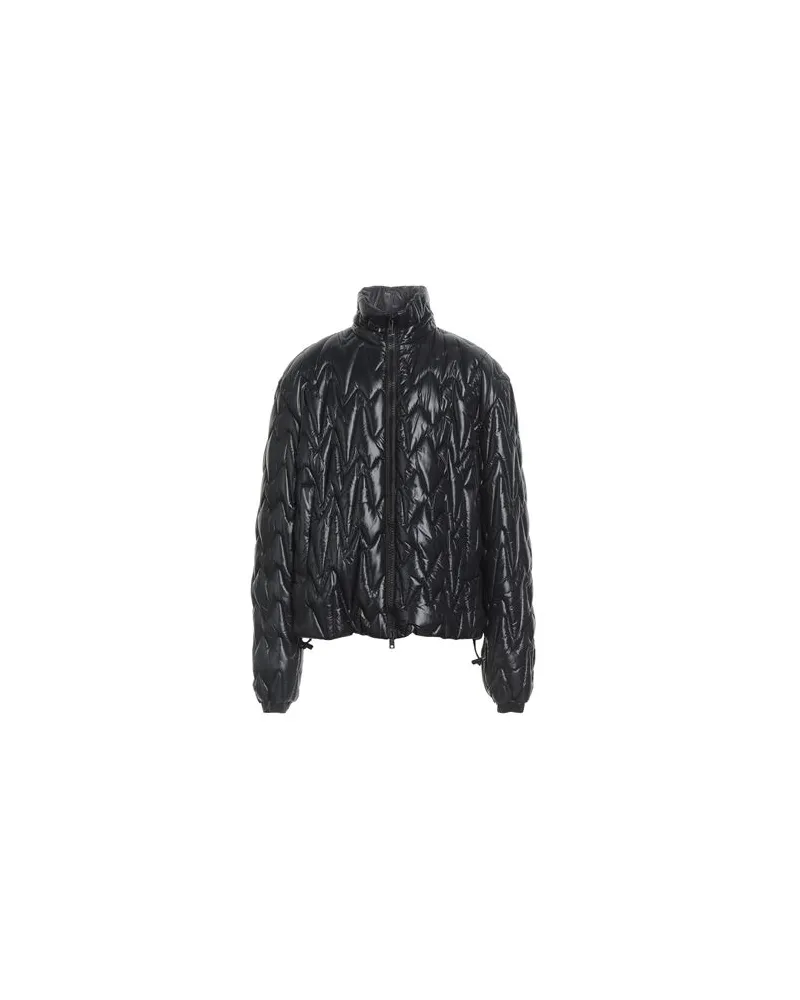 MSGM JACKEN & MÄNTEL - Pufferjacken & Daunenjackenauf YOOX.COM Schwarz