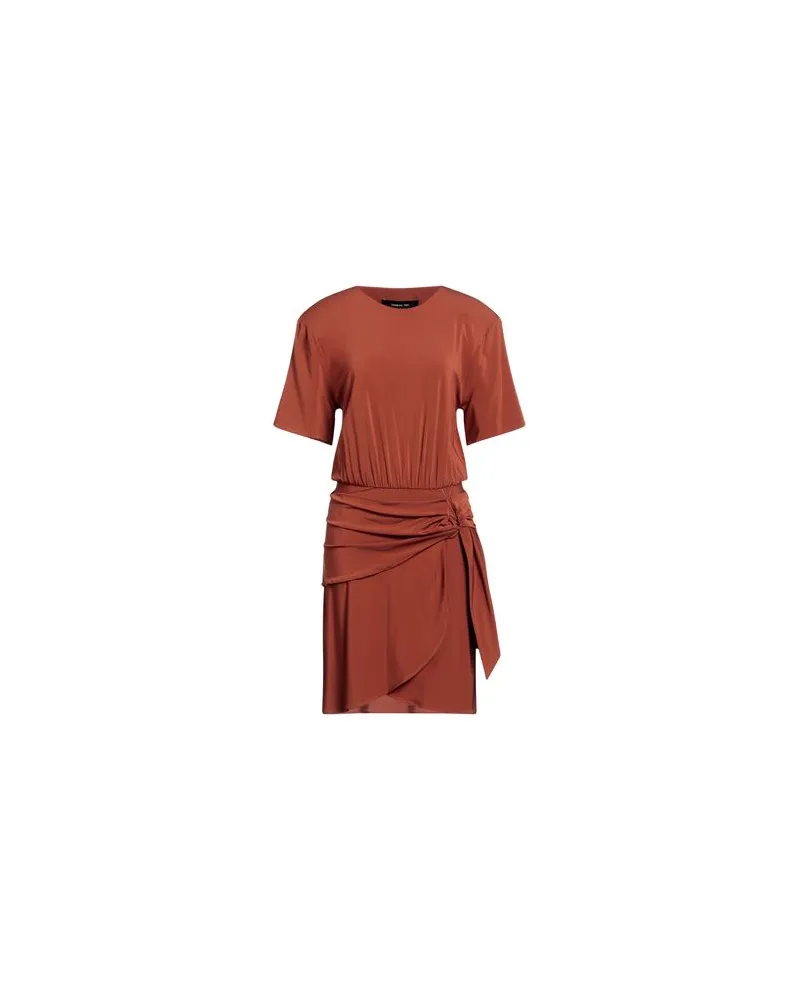 Federica Tosi KLEIDER - Mini-Kleiderauf YOOX.COM Braun