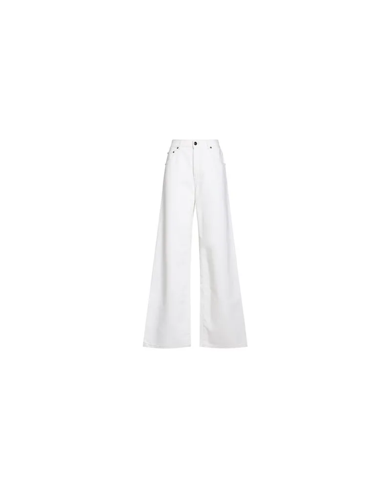 Semicouture HOSEN & RÖCKE - Jeanshosenauf YOOX.COM Weiß