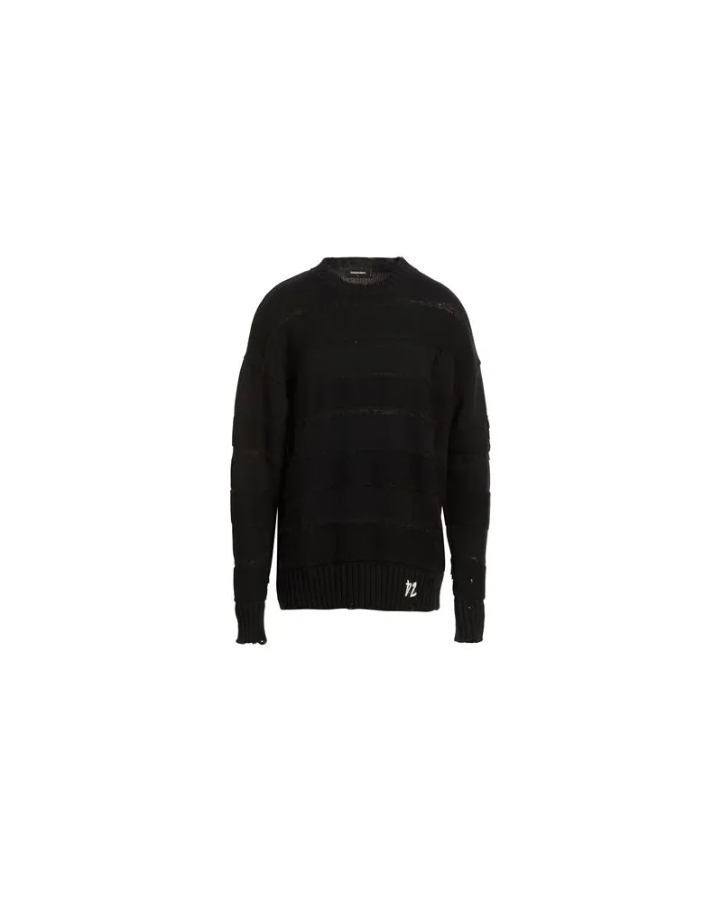 Dsquared2 STRICKWAREN - Pulloverauf YOOX.COM Schwarz