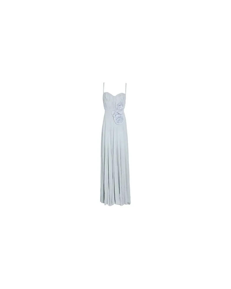 Elisabetta Franchi KLEIDER - Maxi-Kleiderauf YOOX.COM Hellblau
