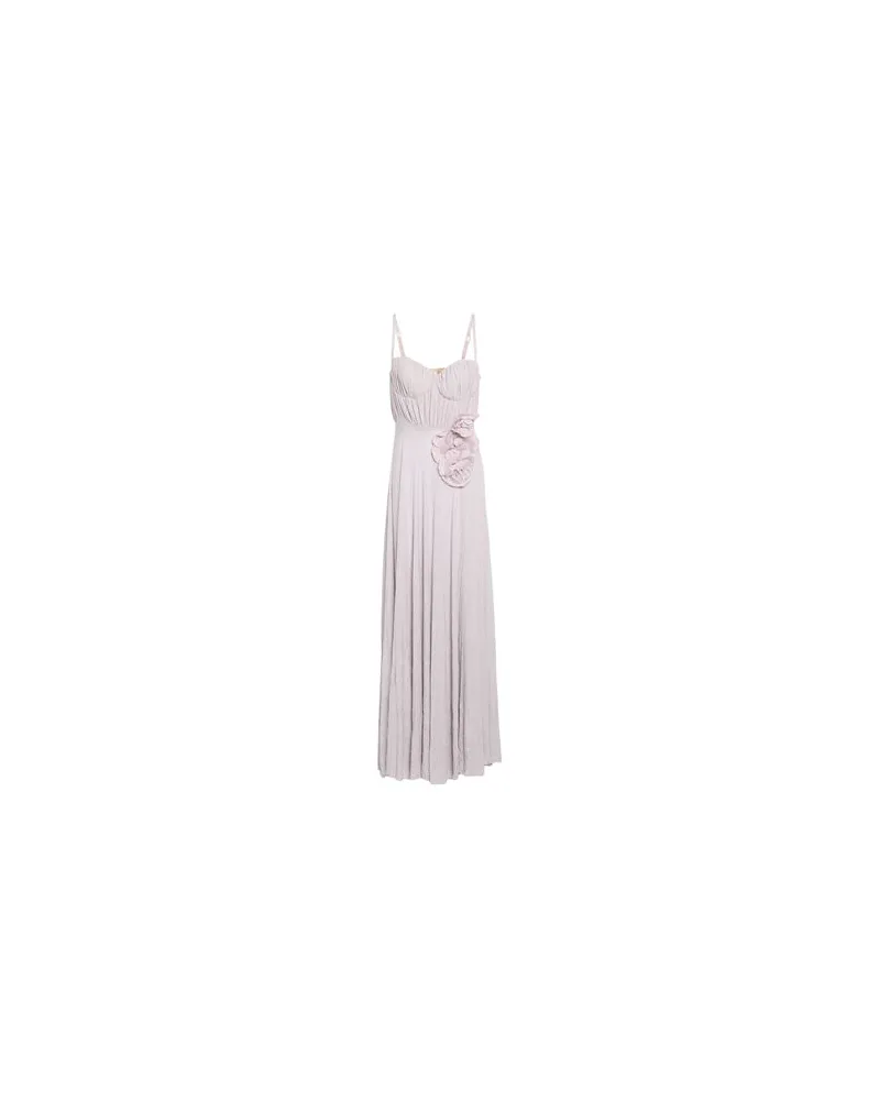 Elisabetta Franchi KLEIDER - Maxi-Kleiderauf YOOX.COM Rosa