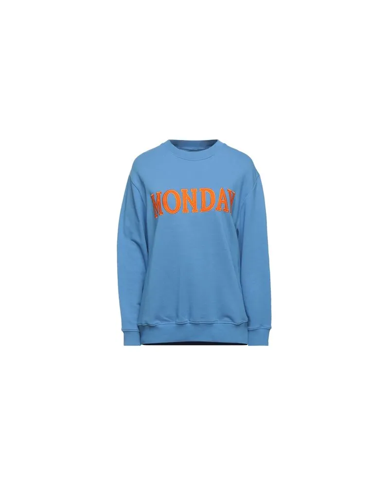Alberta Ferretti TOPS - Sweatshirtsauf YOOX.COM Blaugrau