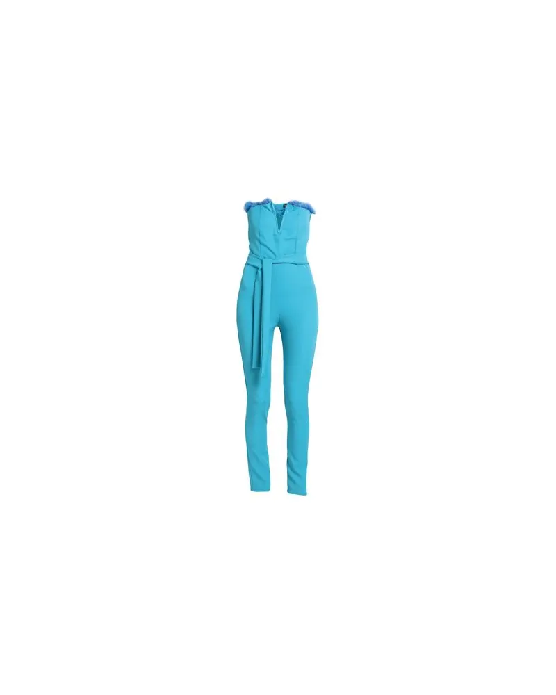 Vanessa Scott OVERALLS - Jumpsuitsauf YOOX.COM Azurblau