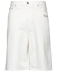 OFF-WHITE Jeansshorts Weiß