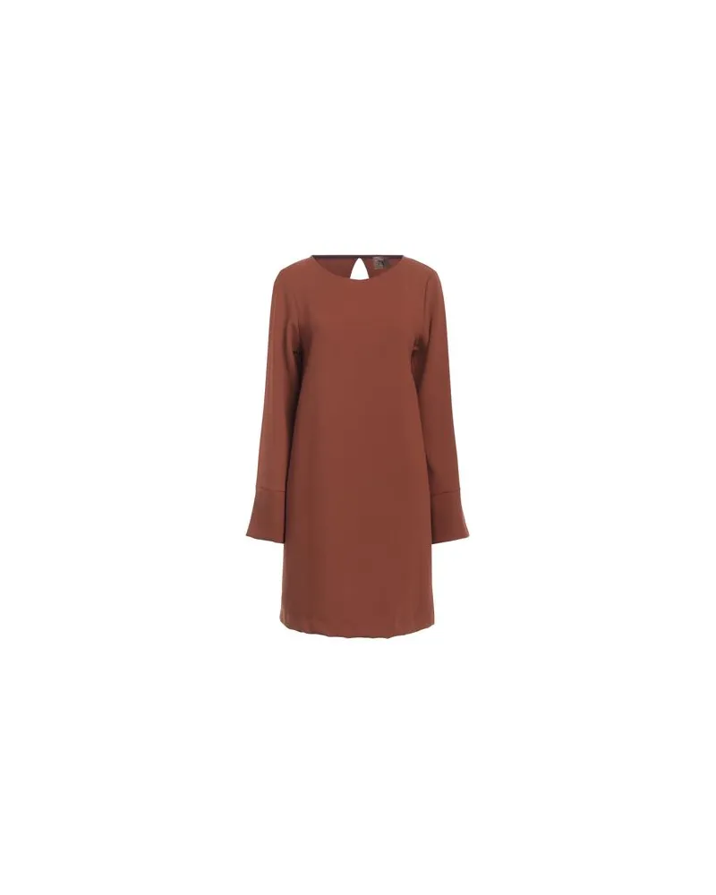 Même Road KLEIDER - Mini-Kleiderauf YOOX.COM Braun