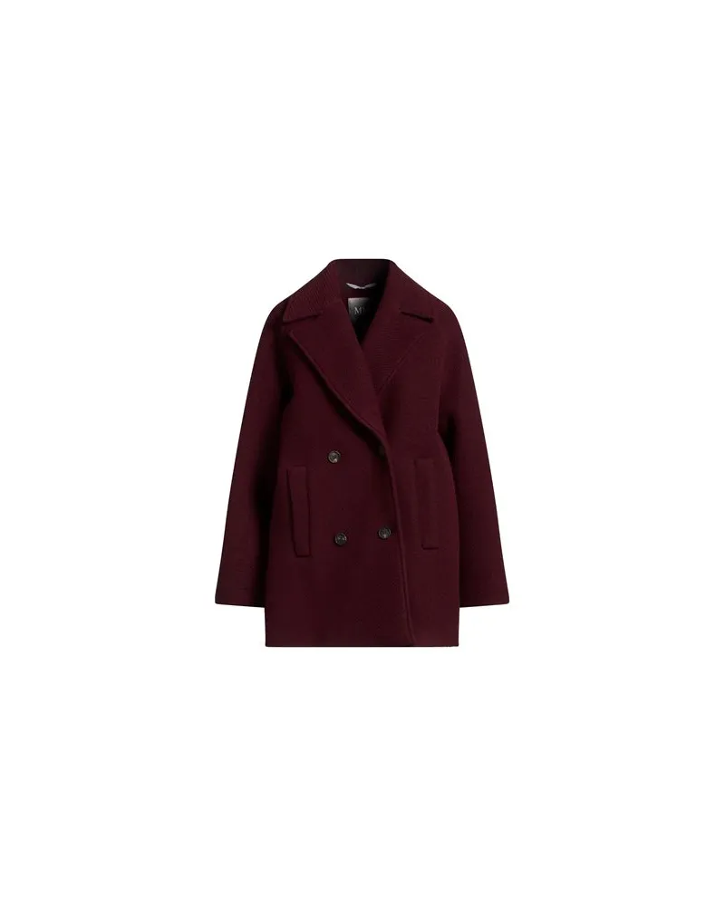 Max Mara JACKEN & MÄNTEL - Mäntelauf YOOX.COM Bordeaux