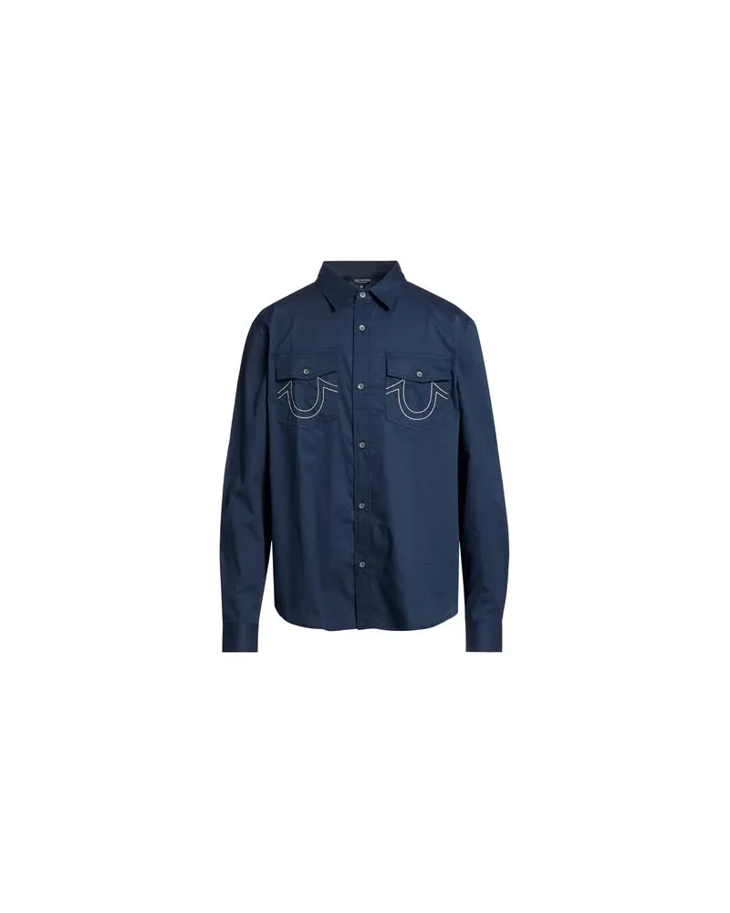 True Religion TOPS - Hemdenauf YOOX.COM Blau