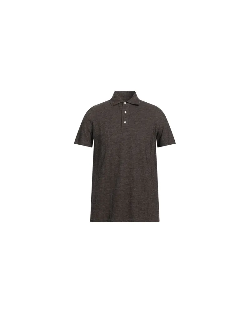Isaia TOPS - Poloshirtsauf YOOX.COM Dunkelbraun