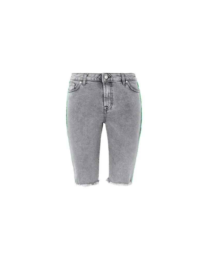 REPRESENT DENIM RIDING SKIRT   - HOSEN & RÖCKE - Jeansshortsauf YOOX.COM Grau