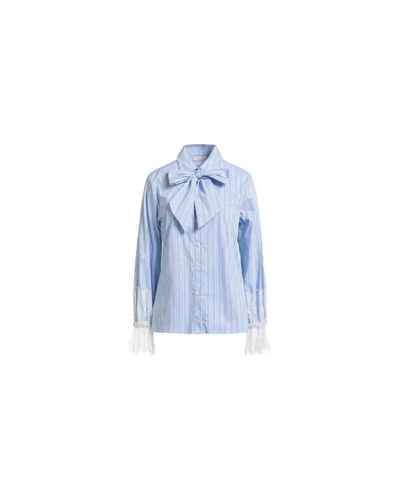 Liu Jo TOPS - Hemdenauf YOOX.COM Hellblau