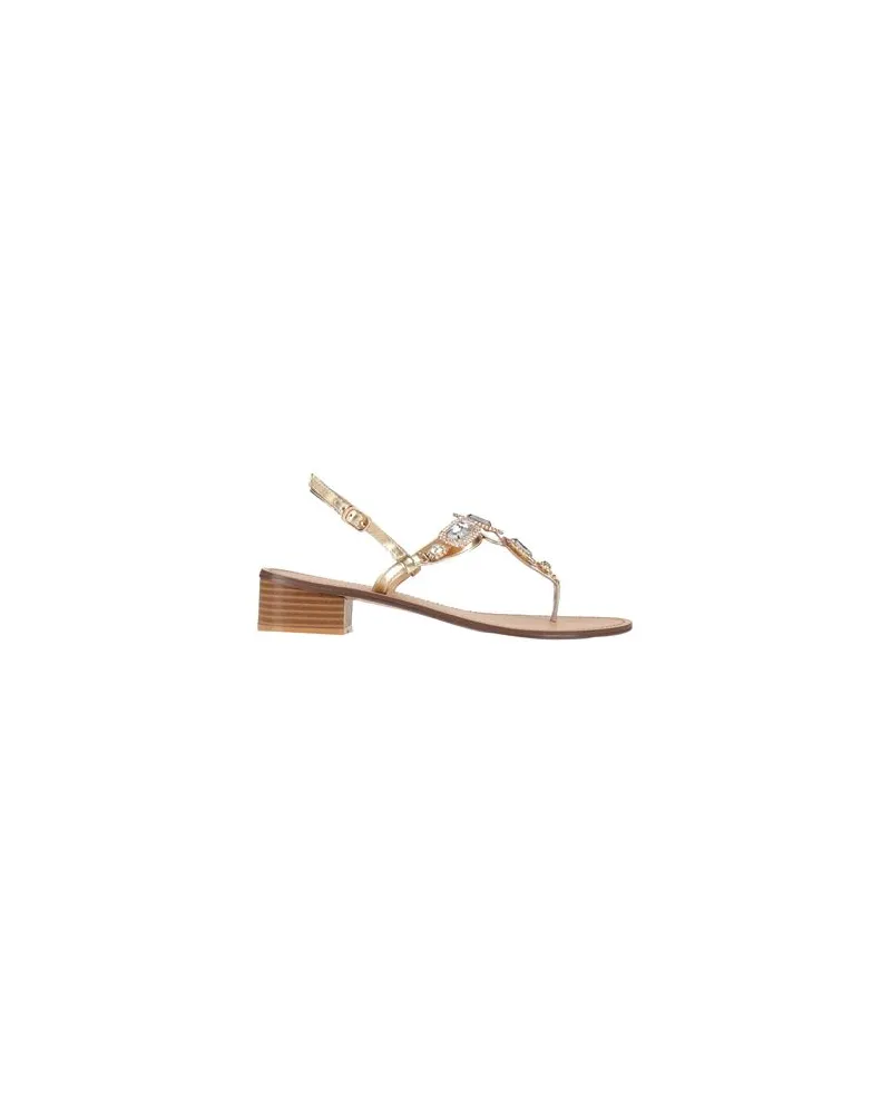 Gai Mattiolo SCHUHE - Zehentrennerauf YOOX.COM Gold
