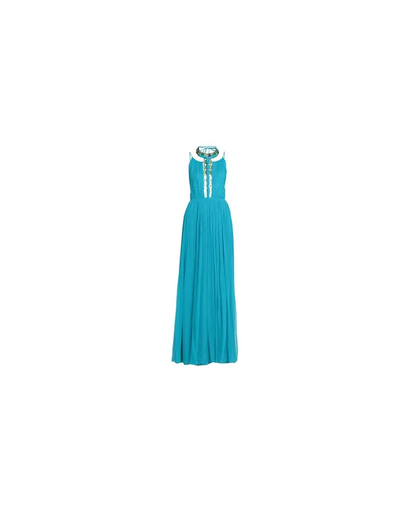 Alberta Ferretti KLEIDER - Maxi-Kleiderauf YOOX.COM Azurblau