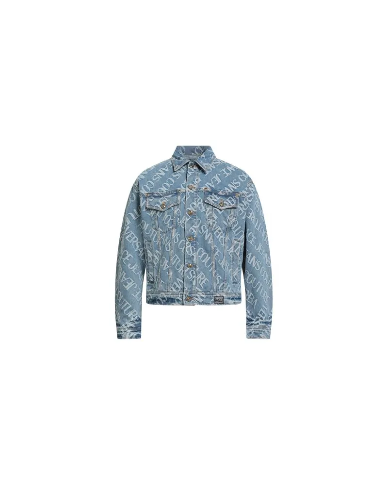 Versace Jeans JACKEN & MÄNTEL - Jeansjacken/Mäntelauf YOOX.COM Blau