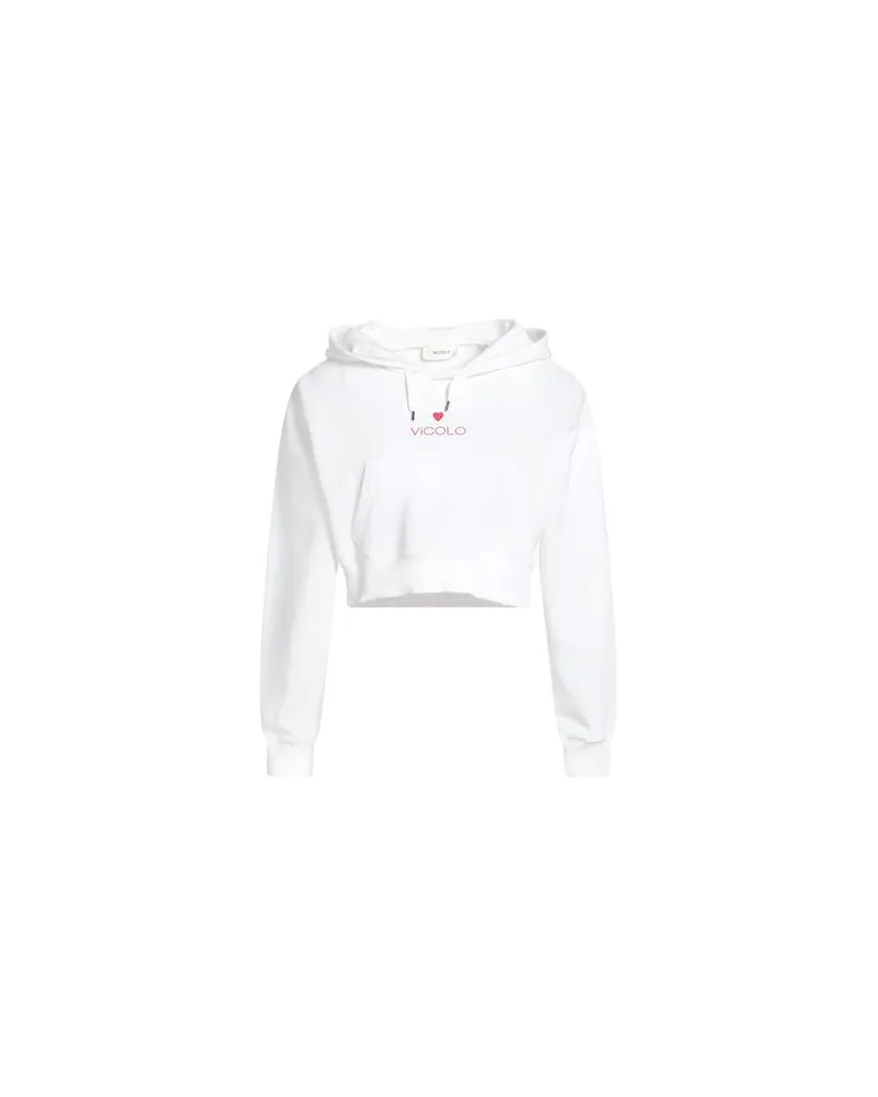 VICOLO TOPS - Sweatshirtsauf YOOX.COM Weiß