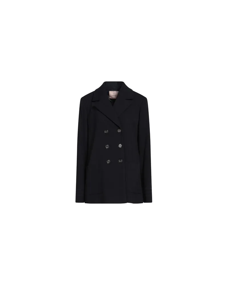 Twin-Set JACKEN & MÄNTEL - Mäntelauf YOOX.COM Nachtblau