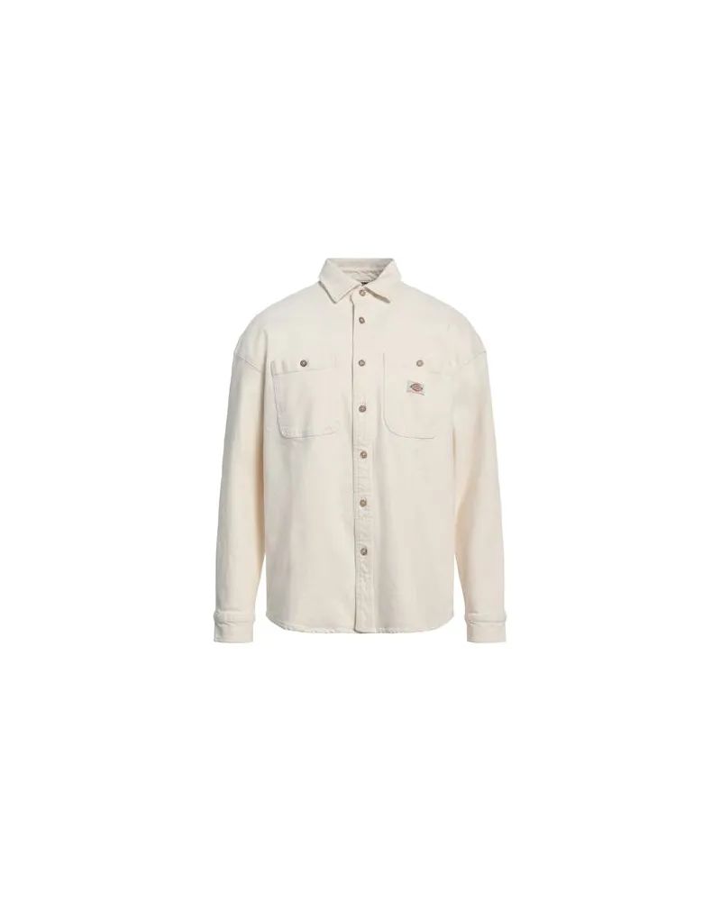 Dickies TOPS - Jeanshemdenauf YOOX.COM Cremeweiß