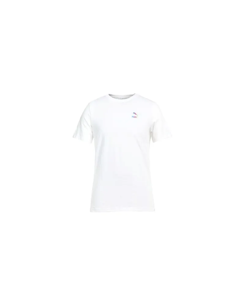 Puma TOPS - T-shirtsauf YOOX.COM Weiß